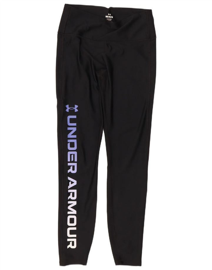 Leggings grafici a compressione da donna Under Armour UK 12 medio nero