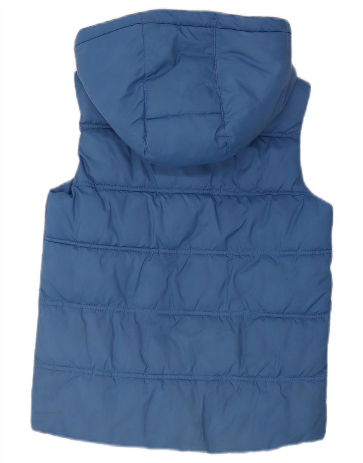 Gilet imbottito con cappuccio per ragazzi Benetton 11-12 anni Large Blu in poliestere