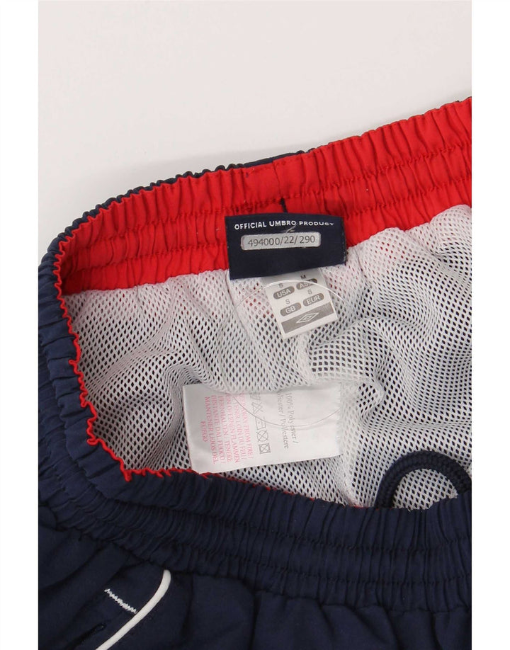 Umbro Pantaloni da tuta con grafica da uomo Joggers Small Poliestere blu navy