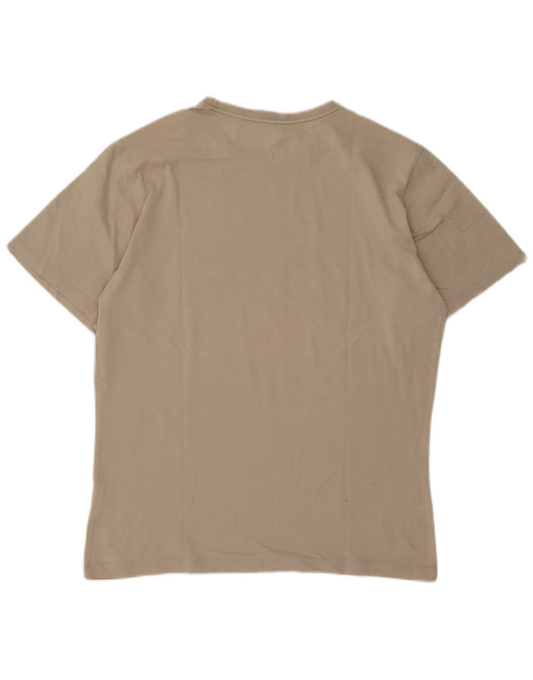 T-shirt grafica da uomo Jack Wolfskin Top in cotone beige medio