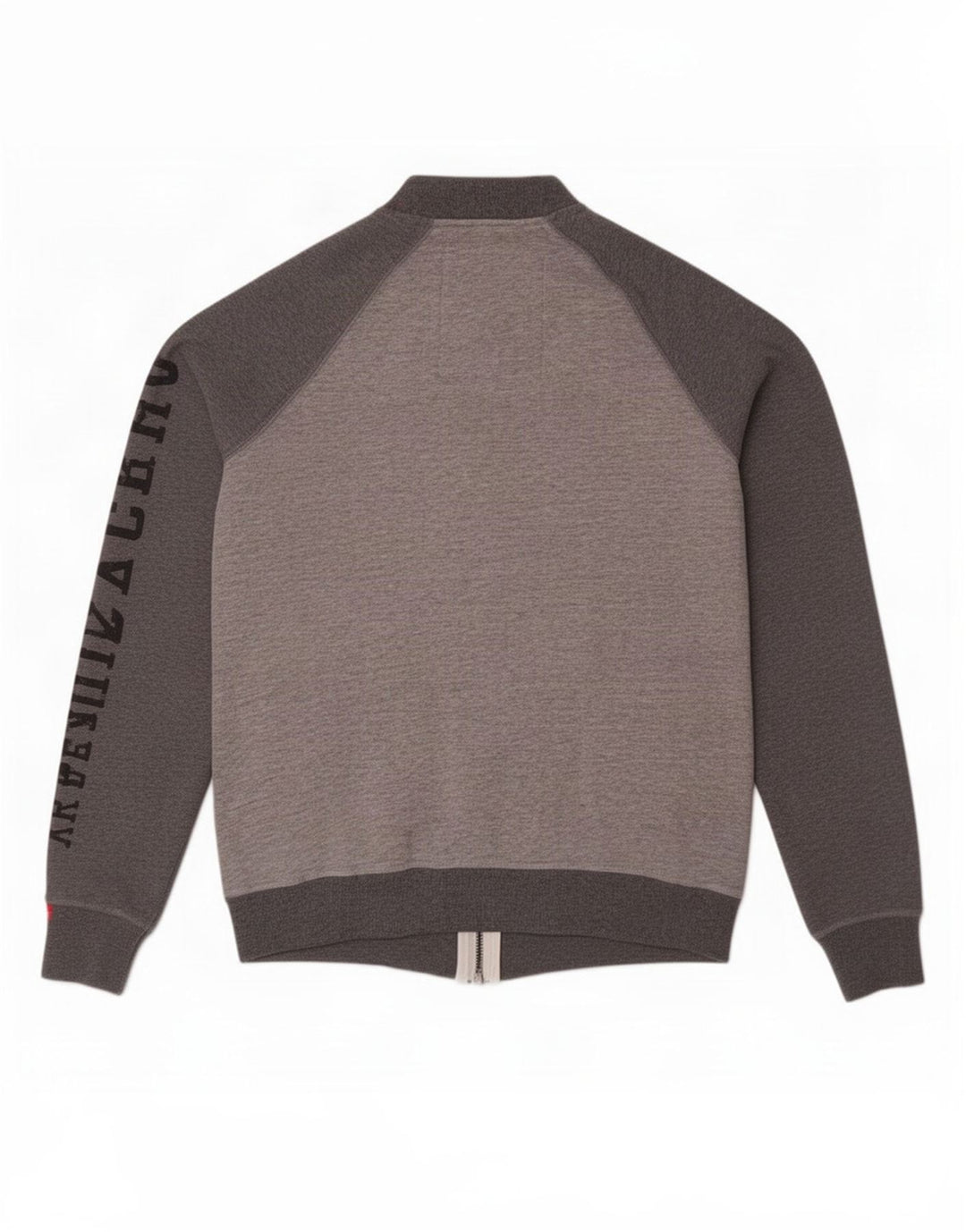 Giacca da ginnastica da uomo con grafica Superdry, grande, in cotone color block grigio