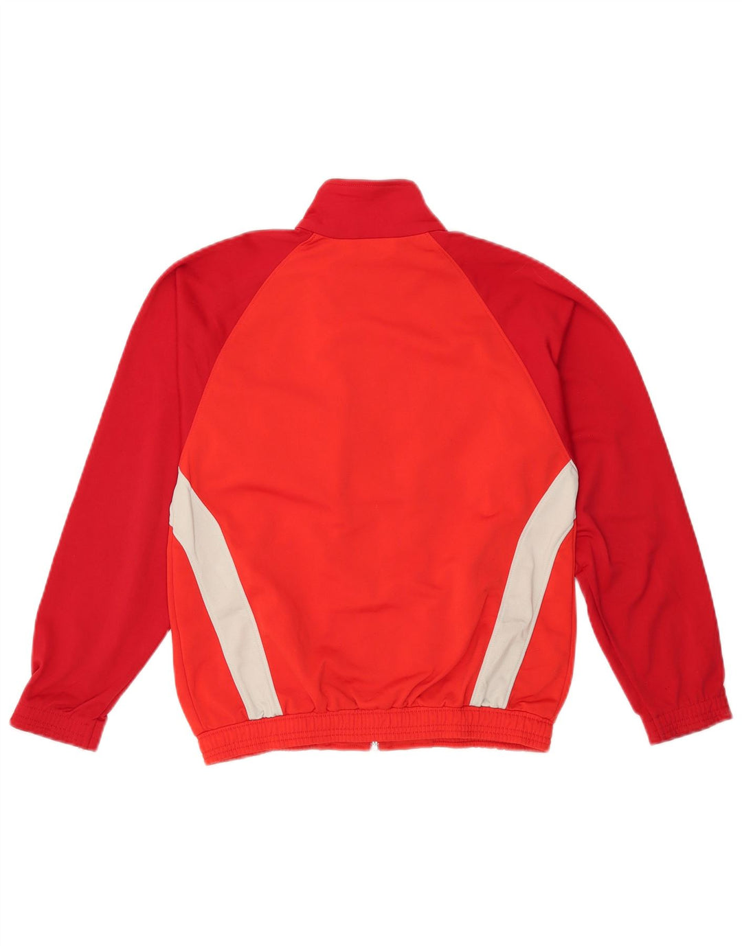 Giacca da tuta da ragazzo PUMA 9-10 anni in poliestere color block rosso