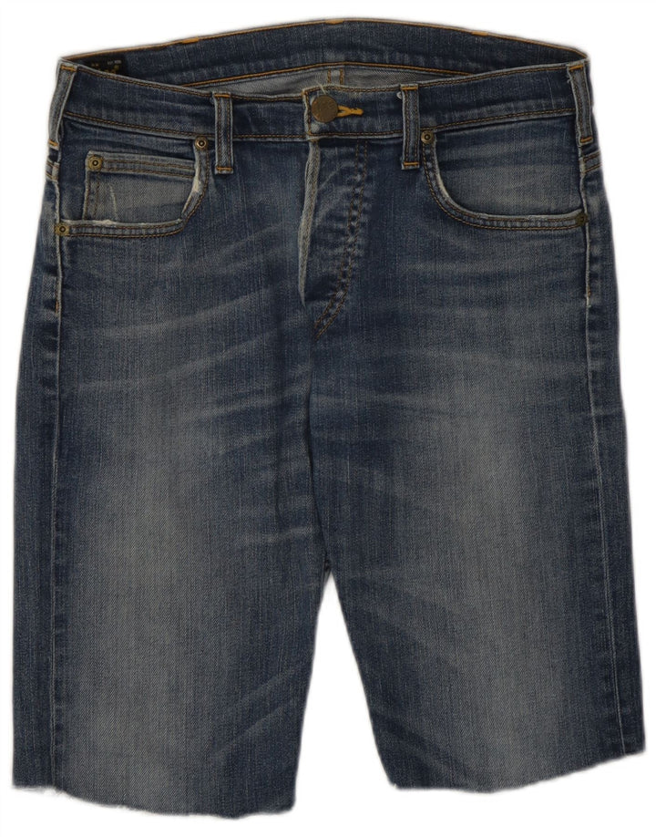 Pantaloncini di jeans Powell da uomo Lee W30 cotone blu medio