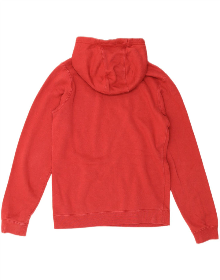 Felpa con cappuccio grafica Nike da uomo piccola in cotone rosso