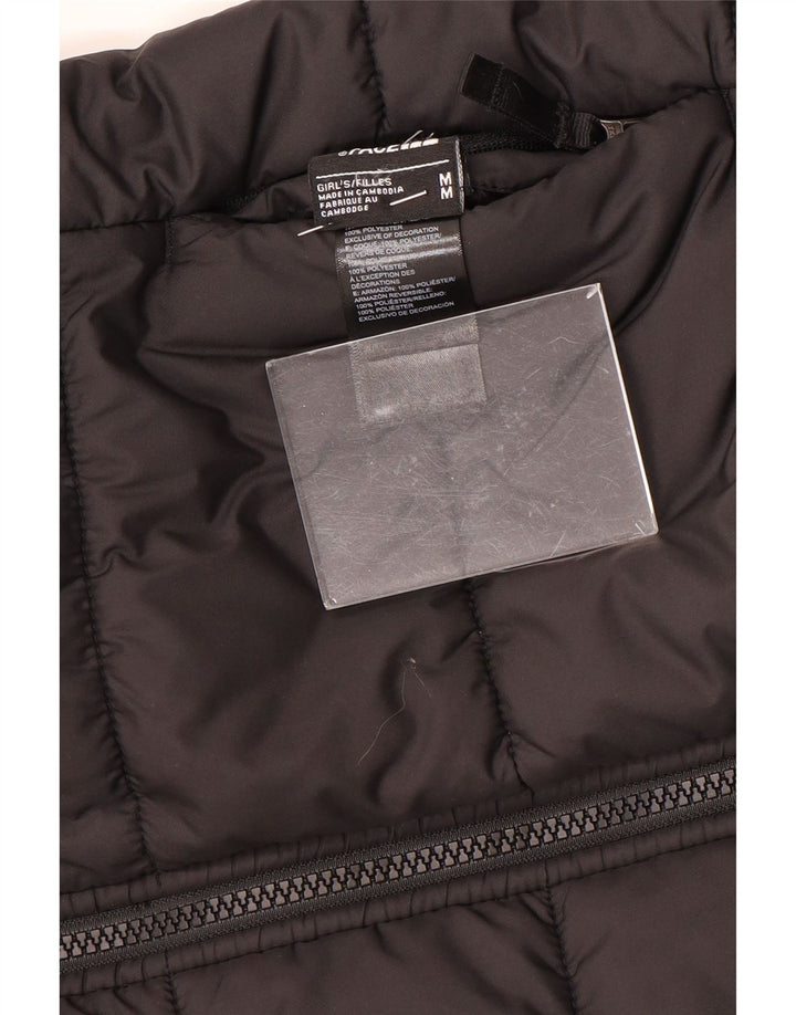 THE NORTH FACE Giacca imbottita con cappuccio per bambina 9-10 anni media nera