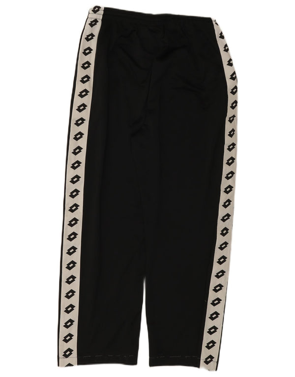Pantaloni da tuta con grafica da uomo Lotto UK 38/40 Medium Black Sports