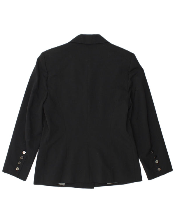Giacca blazer doppiopetto da donna Cacharel IT 38 XS poliestere nero