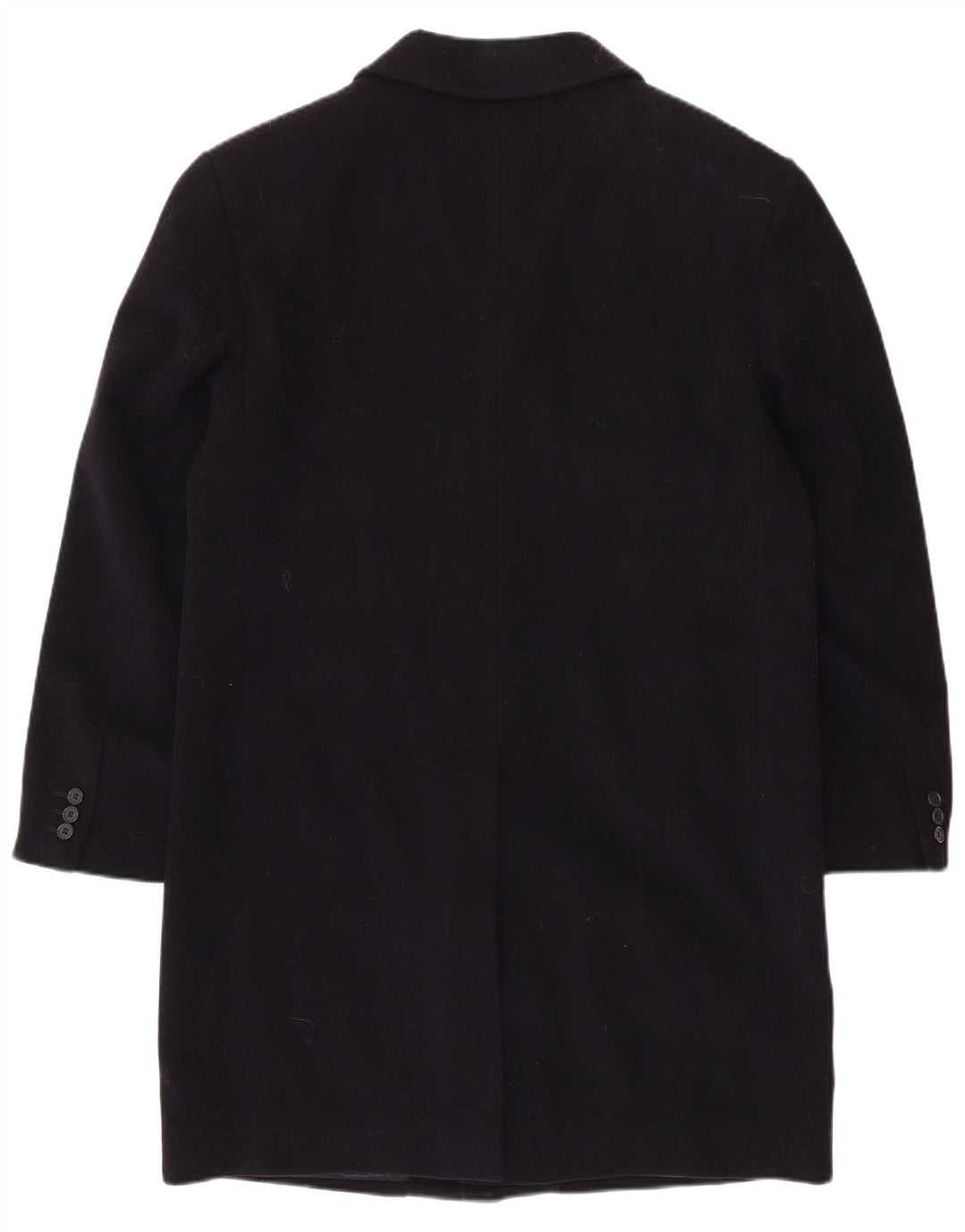 Cappotto da uomo VINTAGE UK 40 grande in lana blu navy