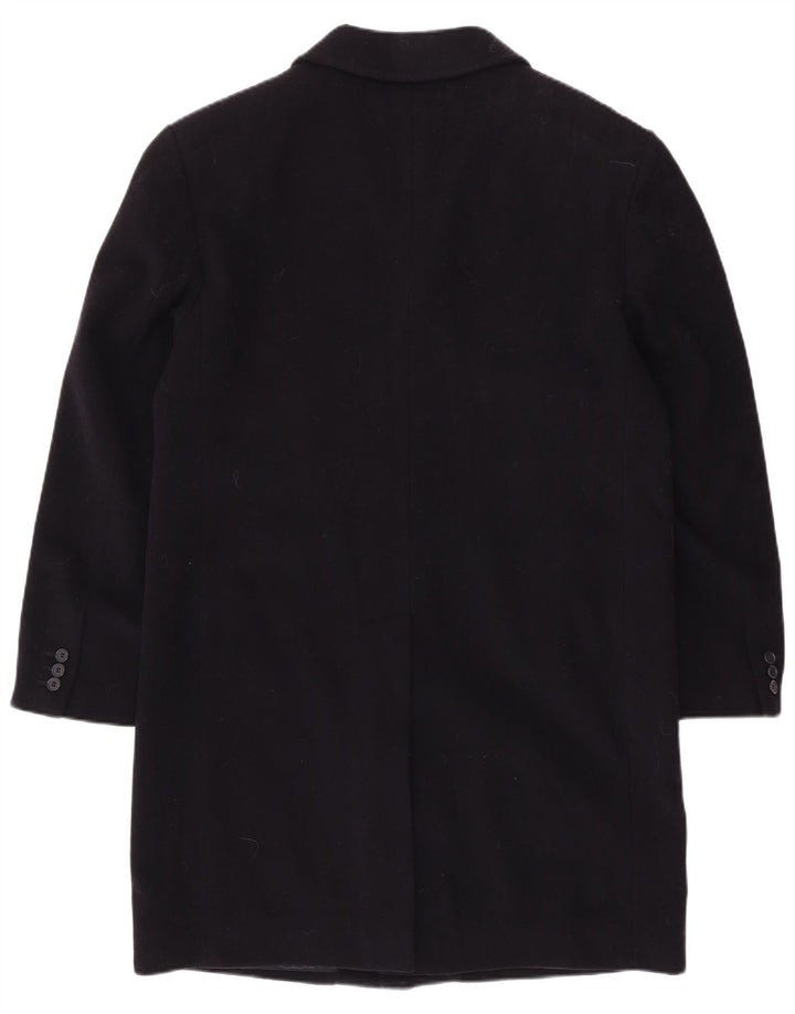 Cappotto da uomo VINTAGE UK 40 grande in lana blu navy