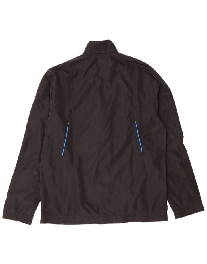 Giacca da tuta da uomo Adidas UK 40/42 Medium Nero Poliestere