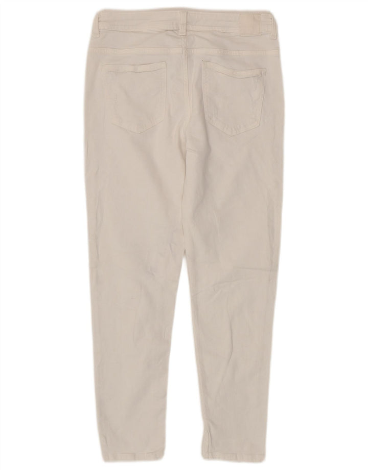 Jeans skinny corti da donna Zara EU 40 medi W30 L26 bianchi