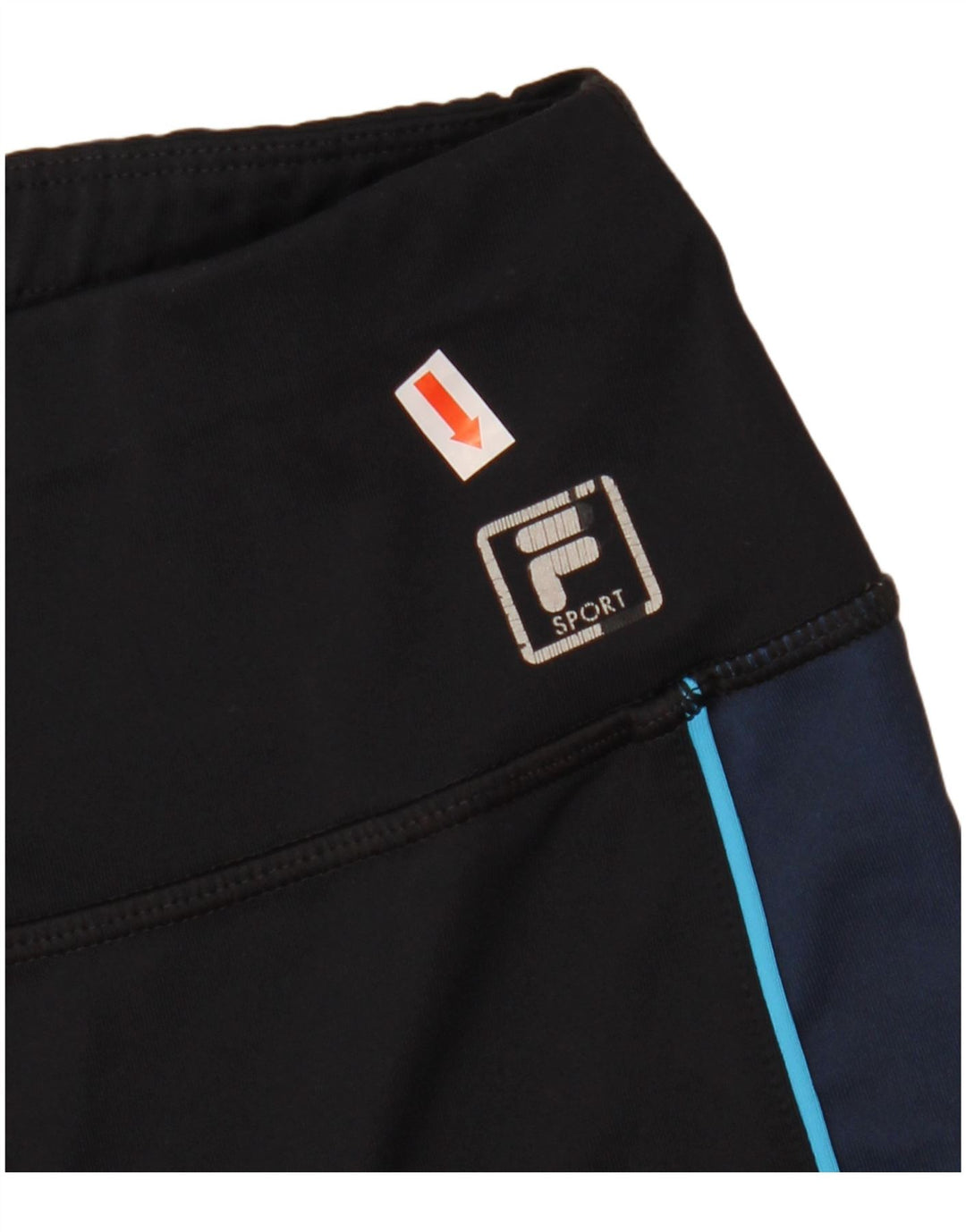 Leggings Capri da donna Fila UK 18 XL Poliestere color block nero