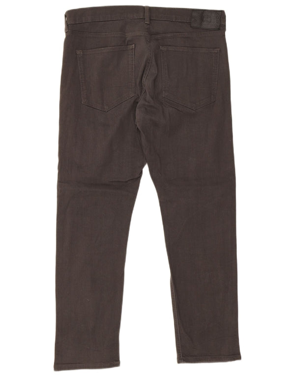 Jeans slim da uomo Marks & Spencer W36 L29 cotone grigio