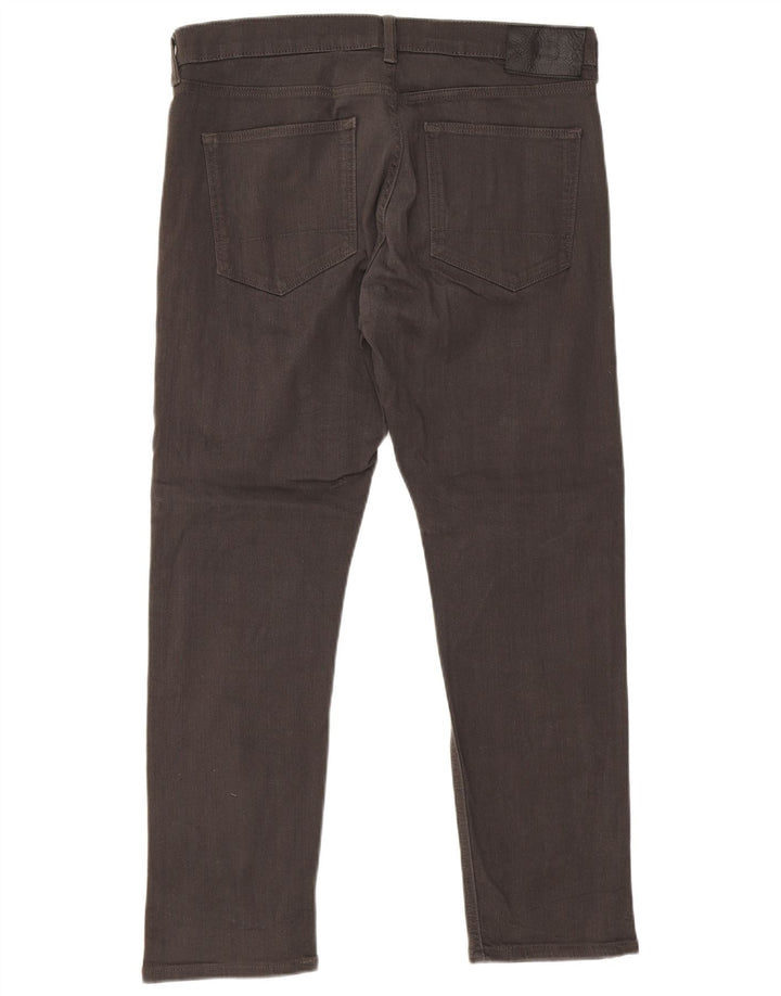 Jeans slim da uomo Marks & Spencer W36 L29 cotone grigio