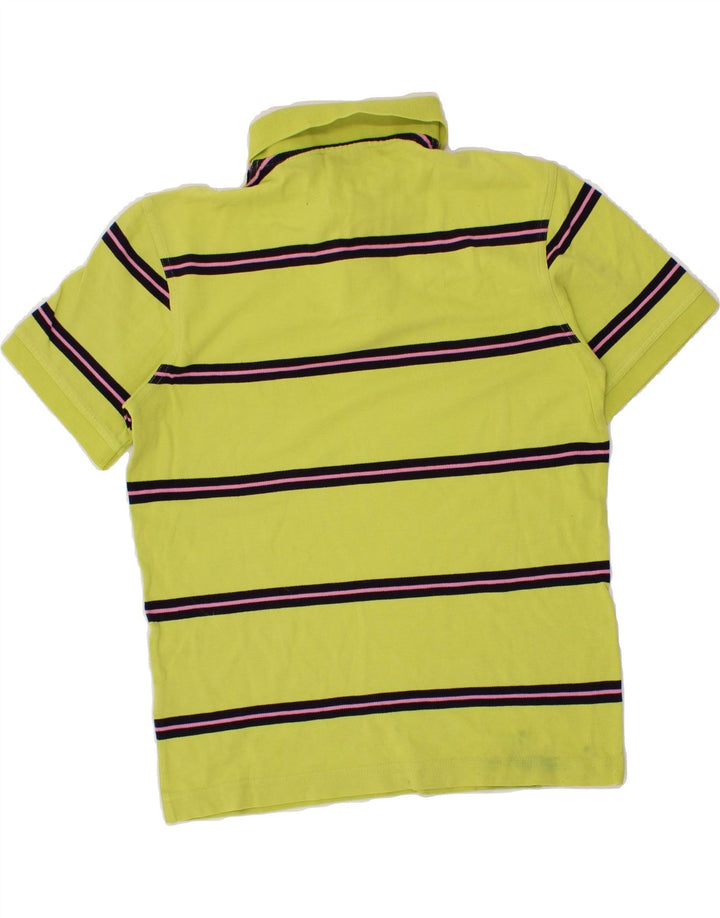 FILA Mens Polo Shirt Small Yellow Striped Vintage Fila and Second-Hand Fila from Messina Hembry 