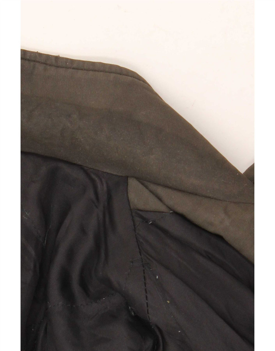 Giubbotto bomber vintage da uomo vestibilità ampia IT 48 Viscosa color block grigio medio