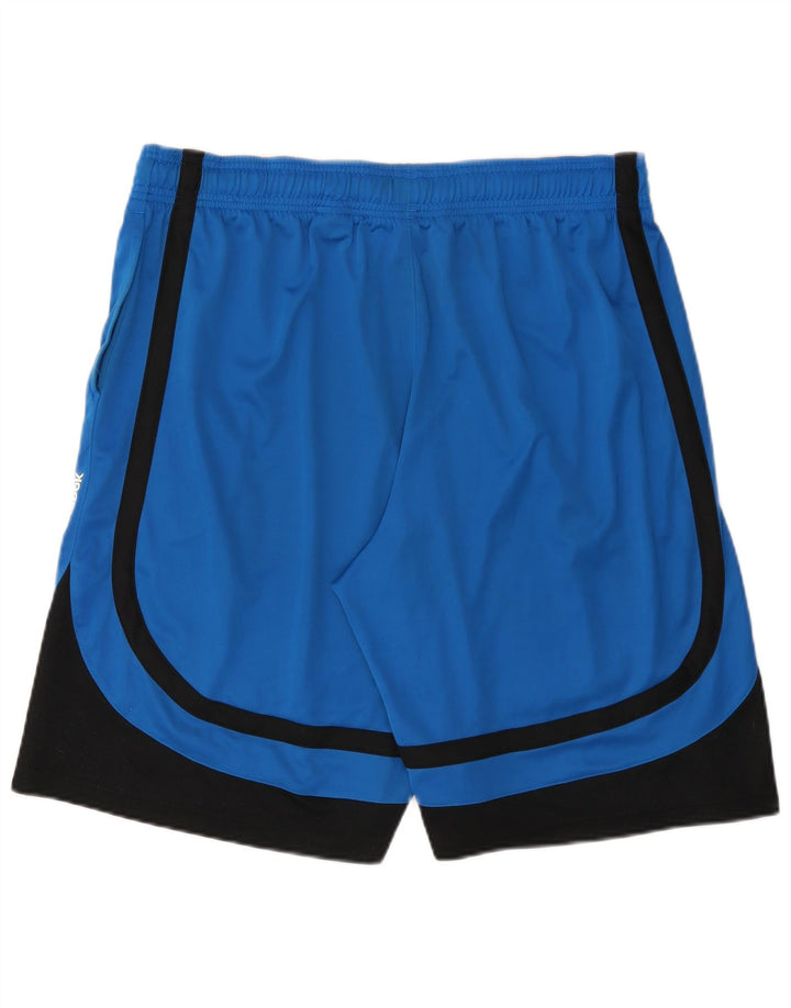Pantaloncini sportivi REEBOK da uomo XL blu in poliestere color block