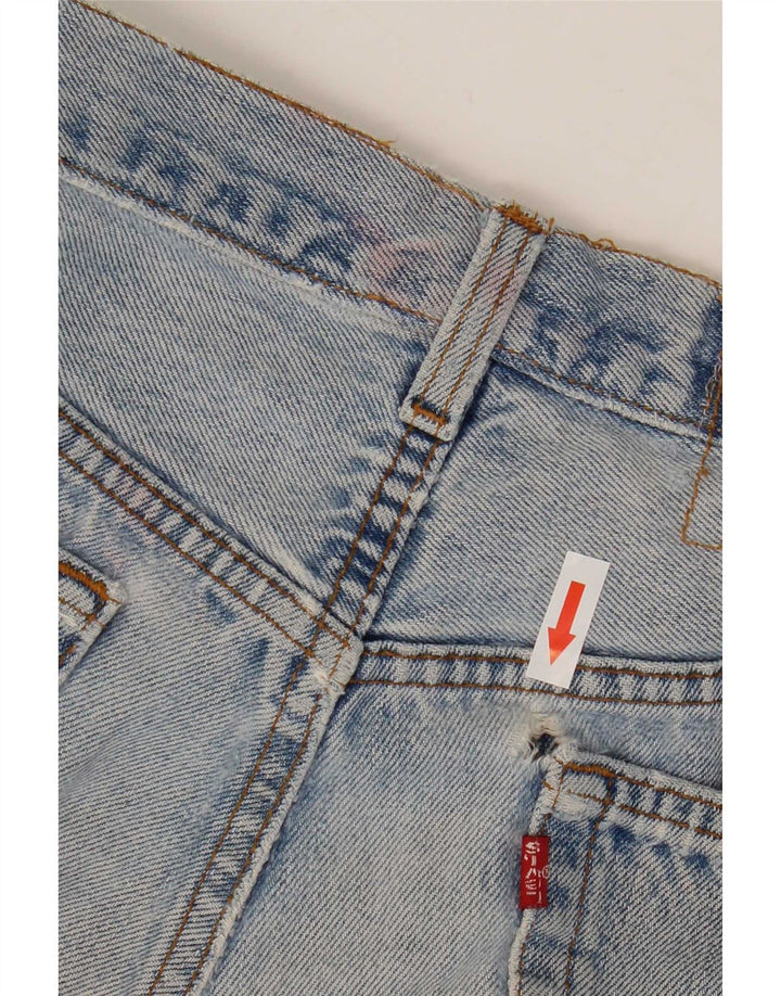 Pantaloncini di jeans da donna Levi's W28 Blu medio