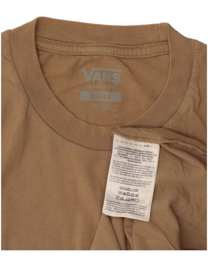 T-shirt grafica da uomo con vestibilità classica Vans, cotone beige medio