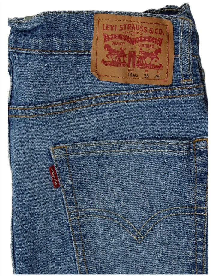 LEVI'S Jeans skinny 510 per ragazze 15-16 anni W28 L28 Cotone blu
