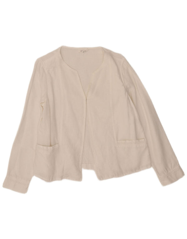 Cardigan da donna Thought Top UK 10 piccolo bianco