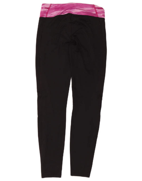 Leggings Under Armour da donna Cold Gear UK 14 Medium Black Colourblock