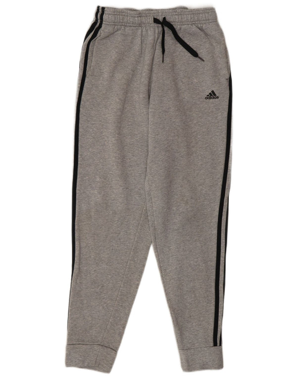 Pantaloni della tuta da ragazzo Adidas Joggers 13-14 anni in cotone grigio