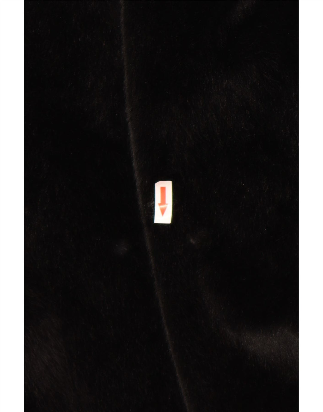 Soprabito vintage da donna in pelliccia sintetica IT 42 poliestere nero medio