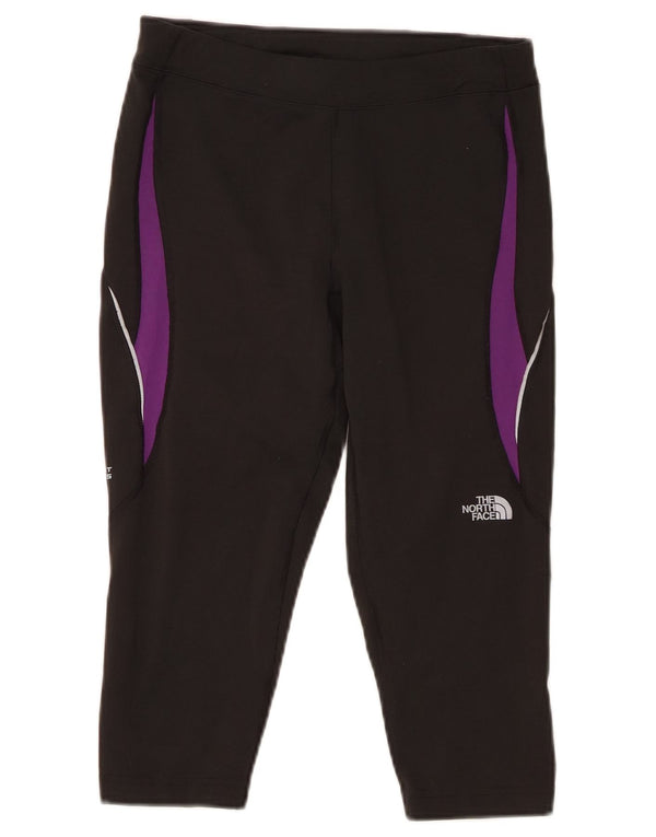 The North Face Womens Capri Leggings UK 14 Medium Black Colourblock