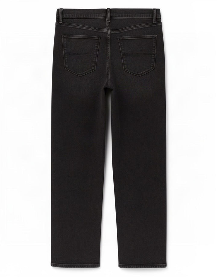 Jeans dritti da uomo Marks & Spencer W32 L29 cotone nero