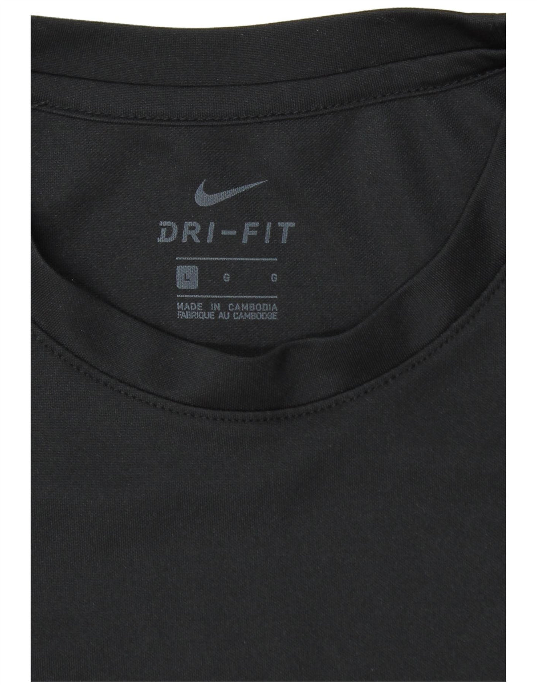T-shirt Nike Dri Fit da uomo grande nera