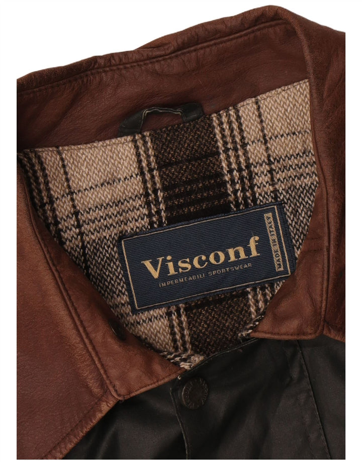 Giacca Uomo Visconf Cotone Cerato IT 52 XL Cotone Verde
