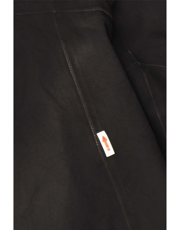Patagonia Giacca a vento con cappuccio da donna UK 14 Medium Nero Poliestere