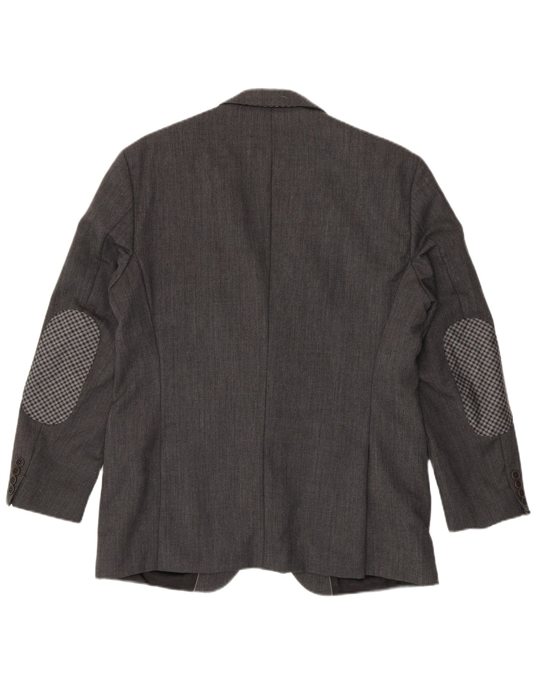 Giacca blazer da uomo a 2 bottoni Hugo Boss EU 52 XL lana vergine grigia
