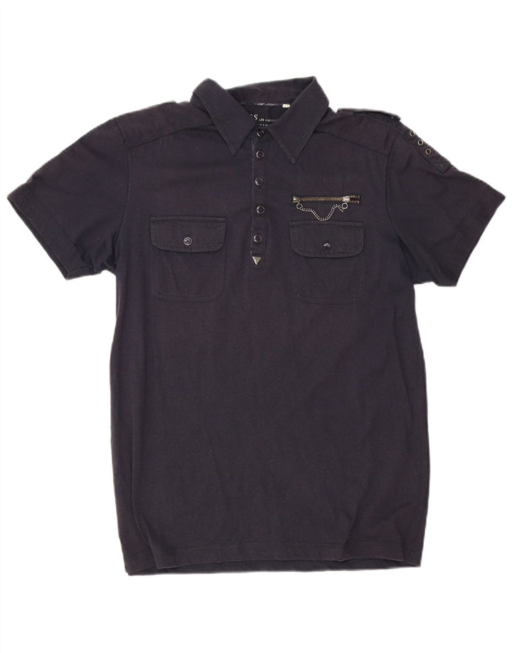 Polo militare da uomo Guess grigio medio
