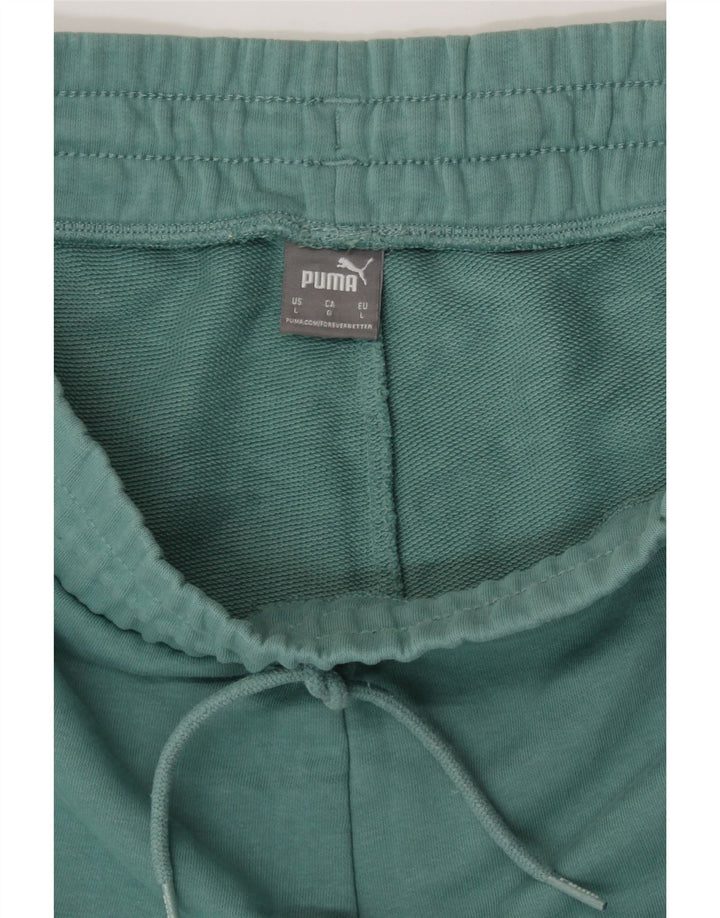 Pantaloncini sportivi PUMA da donna UK 14 Large Verde Cotone