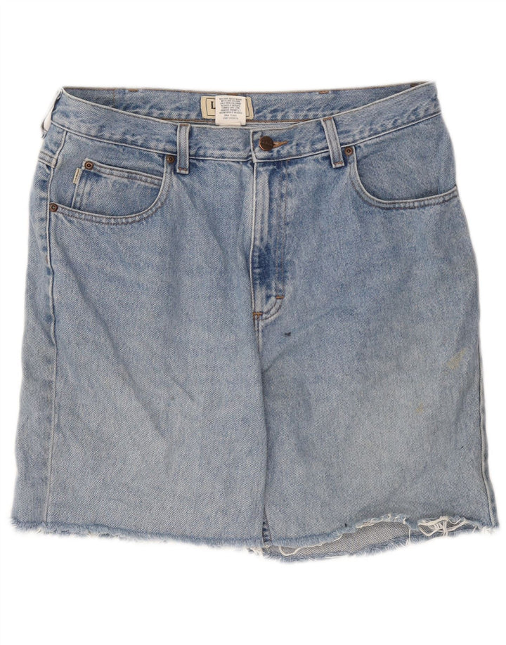 Pantaloncini di jeans da uomo L.L.BEAN W34 grande cotone blu