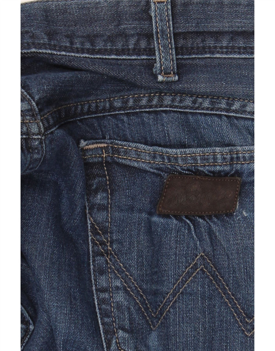 WRANGLER Mens Straight Jeans W38 L31 Blue Vintage Wrangler and Second-Hand Wrangler from Messina Hembry 