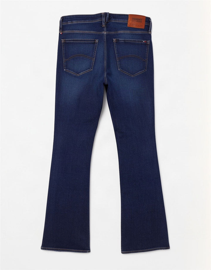 Jeans bootcut da uomo Tommy Hilfiger W34 L32 cotone blu
