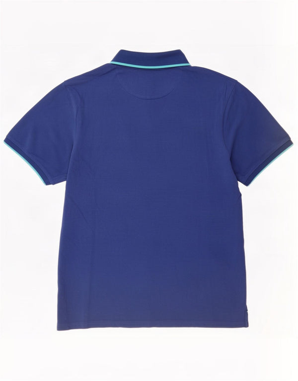 Polo da uomo North Sails Large in cotone blu