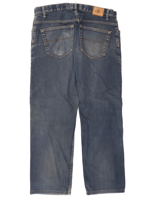 Jeans dritti da donna Marks & Spencer W34 L25 cotone blu