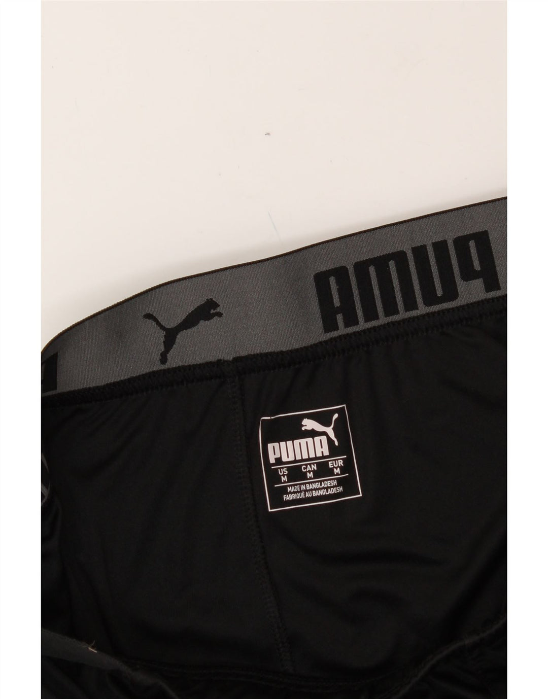 PUMA Mens Sport Shorts Medium  Black Vintage Puma and Second-Hand Puma from Messina Hembry 