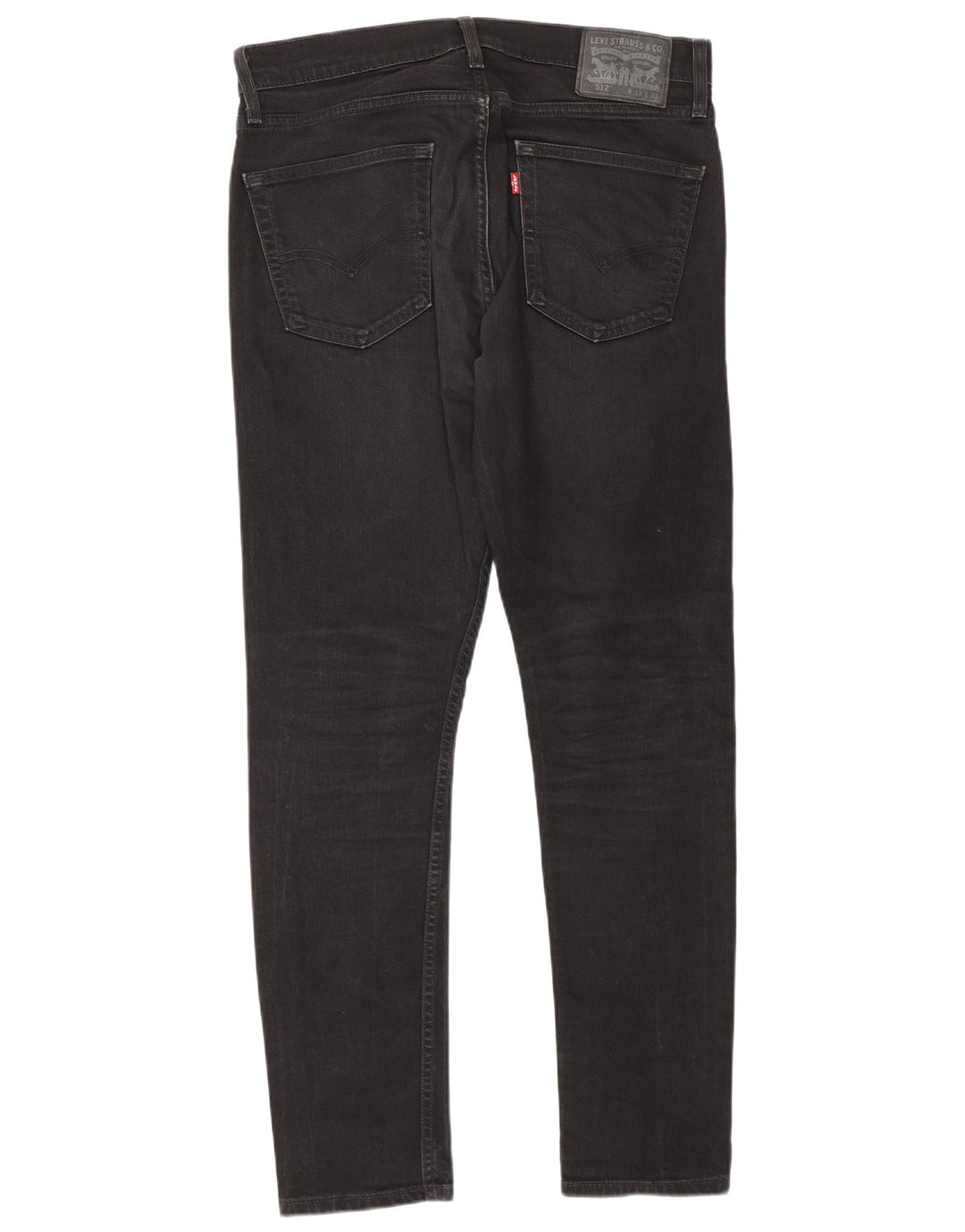 Levi's Uomo 512 Jeans affusolati slim W33 L32 Cotone grigio