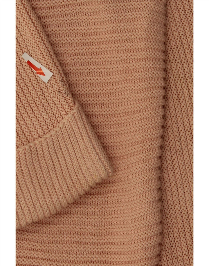 Massimo Dutti Maglione da donna con scollo a V UK 16 Large Rosa