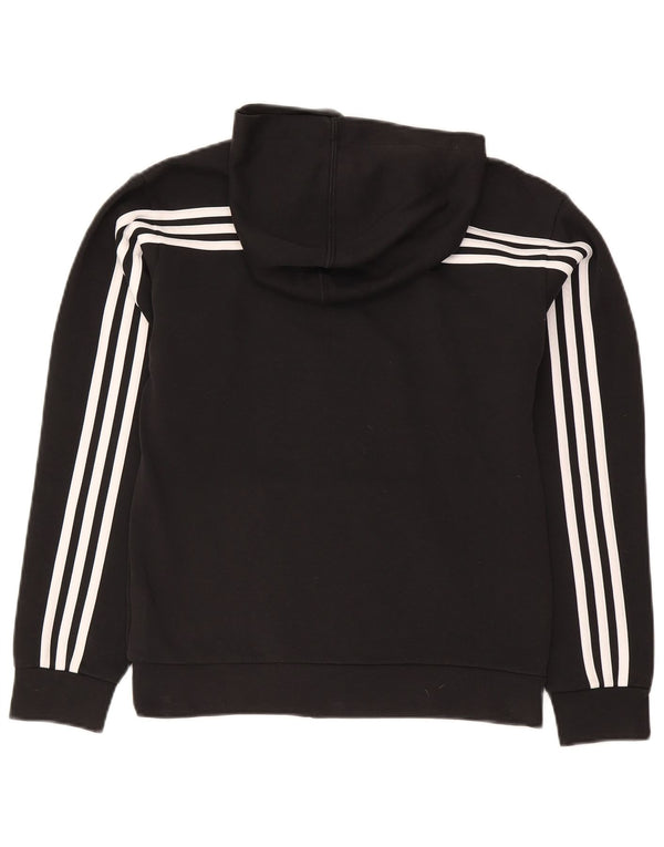 Adidas Mens Hoodie Jumper XS Black Cotton