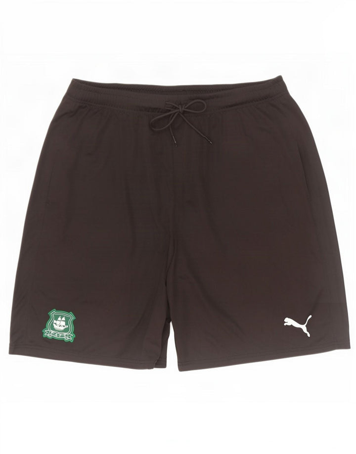 Pantaloncini sportivi da uomo Puma 2XL poliestere nero