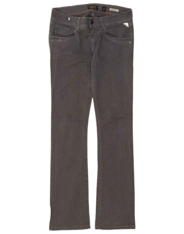 REPLAY Jeans Bootcut da donna Rearmy W28 L32 cotone grigio