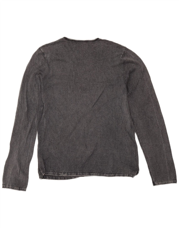 Jack & Jones Top da uomo a maniche lunghe piccolo grigio