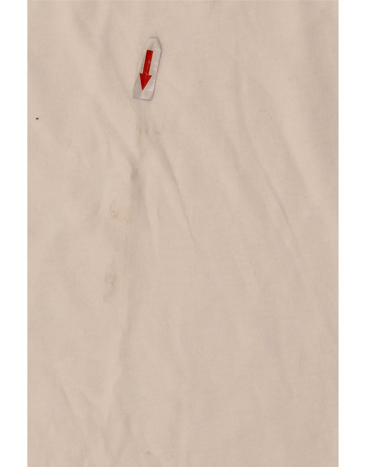 T-shirt grafica da uomo Nike Top in cotone bianco medio