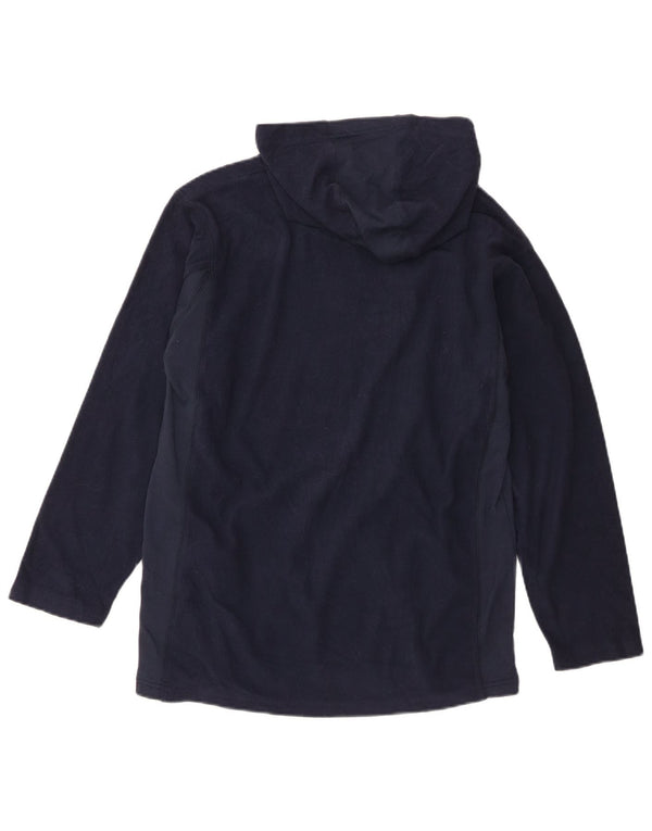 Maglione in pile con cappuccio per ragazze Russell Athletic 14-15 anni in poliestere blu navy